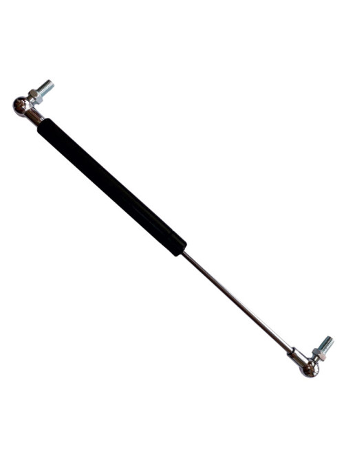 Cabinet gas spring with metal ball ends